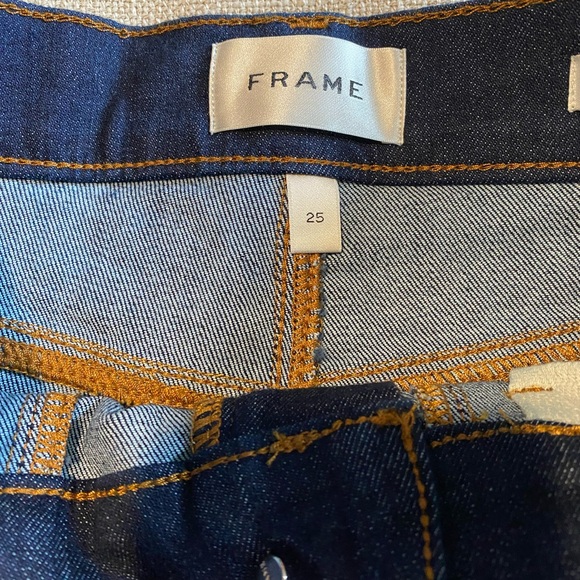 ‼️‼️NWT Frame Denim Blue Jeans - Le Pixie Slim Palazzo. - Picture 5 of 6